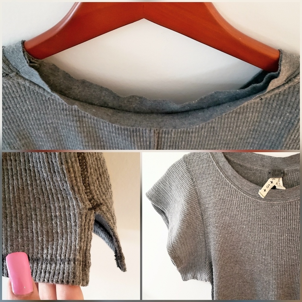 Free People We The Free Flutter Sleeve Tee NWT - Picture 2 of 7